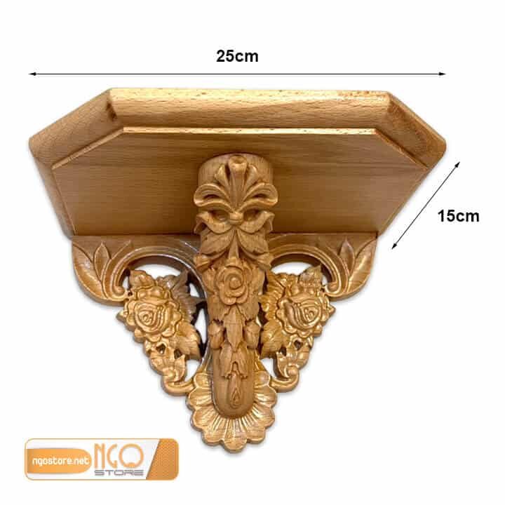 kệ gỗ bàn thờ công giáo treo tường