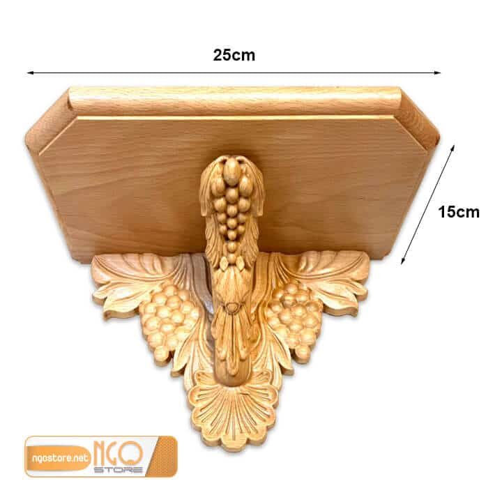 kệ gỗ bàn thờ công giáo treo tường