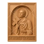 Tranh gỗ treo tường Thánh Martin de Porres