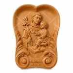 Tượng gỗ Thánh Antôn Pađua - Mẫu trái tim