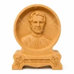 Tượng gỗ Thánh Gioan Bosco - Mẫu tròn